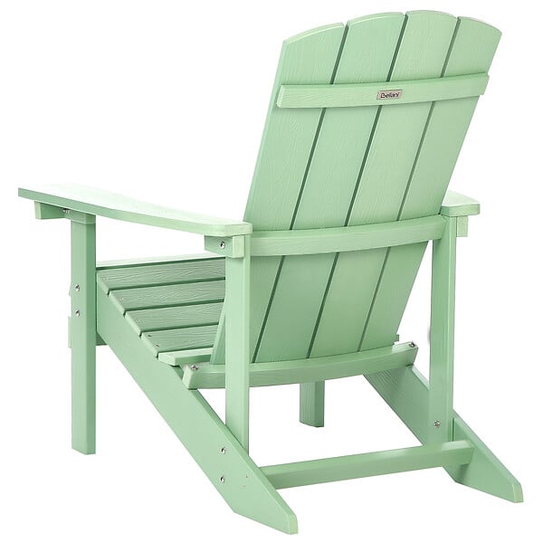 BELIANI - Chaise de jardin ADIRONDACK Vert clair - large
