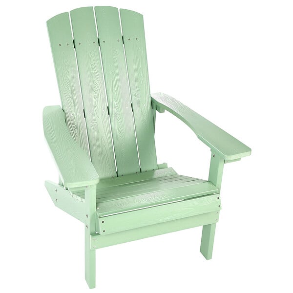 BELIANI - Chaise de jardin ADIRONDACK Vert clair - large