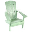 BELIANI - Chaise de jardin ADIRONDACK Vert clair - vignette