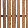 BELIANI - Section de jardin 1 place TREIA Acacia Marron - vignette