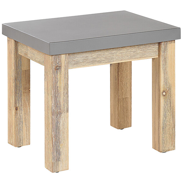 BELIANI - Lot de 2 chaises de jardin OSTUNI Béton Gris - large