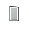 HABITAT ET JARDIN - Miroir Décoratif en Bois "Craft 60 x 90 v2" - 60 x 10 x 90 cm - Matte Anthracite - vignette