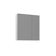HABITAT ET JARDIN - Meuble Salle de Bain avec Miroir "Bari 60" - 60 x 16 x 66 cm - Matte White - vignette