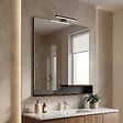 HABITAT ET JARDIN - Miroir Décoratif en Bois "Galia 80" - 60 x 14 x 100 cm - Dark Walnut - vignette