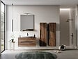 HABITAT ET JARDIN - Miroir Décoratif en Bois "Galia 80" - 60 x 14 x 100 cm - Dark Walnut - vignette