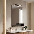 HABITAT ET JARDIN - Miroir Décoratif en Bois "Galia 60" - 60 x 14 x 100 cm - Dark Walnut - vignette