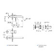 GROHE - Lot de 2 robinets lavabo muraux Essence 2 trous taille M chromé - vignette