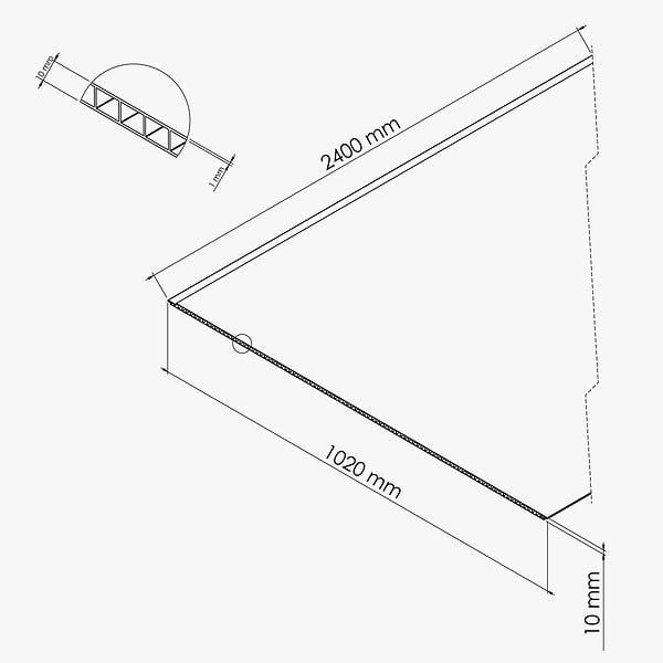 MON MARCHE DECO - Panneau Douche PVC Marbre Calacatta - L. 240 x l. 100 x ép. 1 cm - large