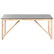 BELIANI - Table de salle à manger de jardin NOTTERI 180 cm 90 cm Béton Gris - vignette