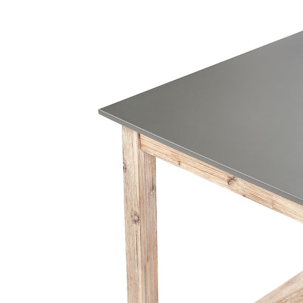 BELIANI - Table de salle à manger de jardin NOTTERI 180 cm 90 cm Béton Gris - large