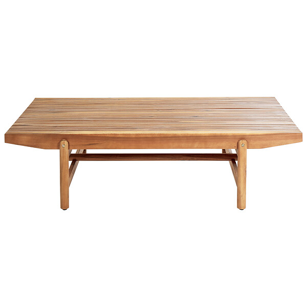 BELIANI - Table basse de jardin GIAVENO 145 cm 79 cm Acacia Marron - large