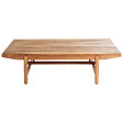 BELIANI - Table basse de jardin GIAVENO 145 cm 79 cm Acacia Marron - vignette