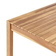 BELIANI - Table de salle à manger de jardin SASSARI II 180 cm 90 cm Bois d'acacia certifié Marron clair - vignette