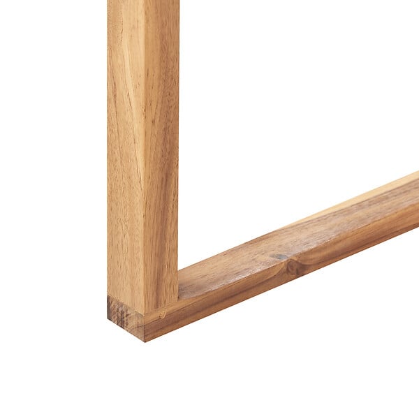 BELIANI - Table de salle à manger de jardin SASSARI II 180 cm 90 cm Bois d'acacia certifié Marron clair - large