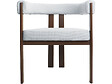 HABITAT ET JARDIN - Fauteuil de salle à manger imitation bois "Neora" - Gris clair - vignette