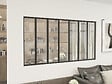 HABITAT ET JARDIN - Verrière atelier en aluminium "Panorama" - 210 x 105 cm - Noir - vignette