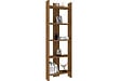 HABITAT ET JARDIN - Bibliothèque en bois "Virba" - 52 x 22 x 149 cm - Noyer - vignette