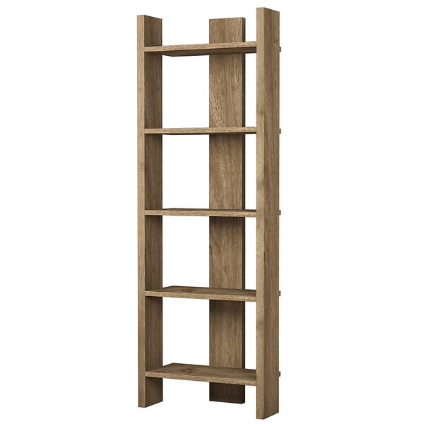 HABITAT ET JARDIN - Bibliothèque en bois "Virba" - 52 x 22 x 149 cm - Noyer - large