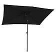HAPPY GARDEN - Parasol droit HAPUNA rectangulaire 2x3m noir - vignette