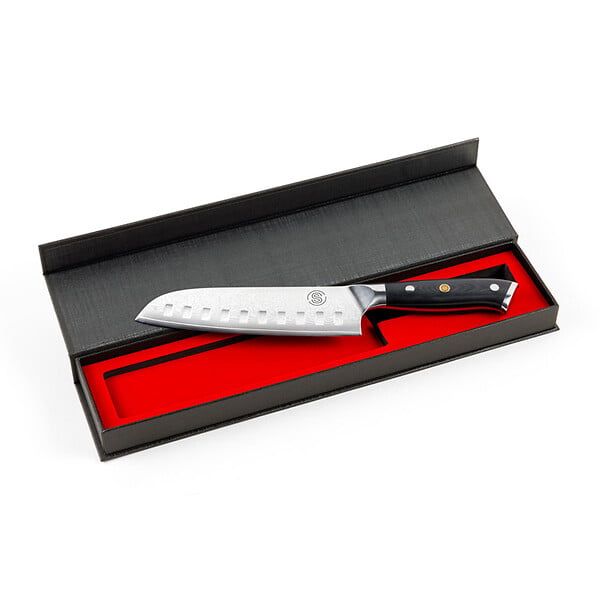 SOMAGIC - Couteau SANTOKU 7 pouces, Gamme Signature - large