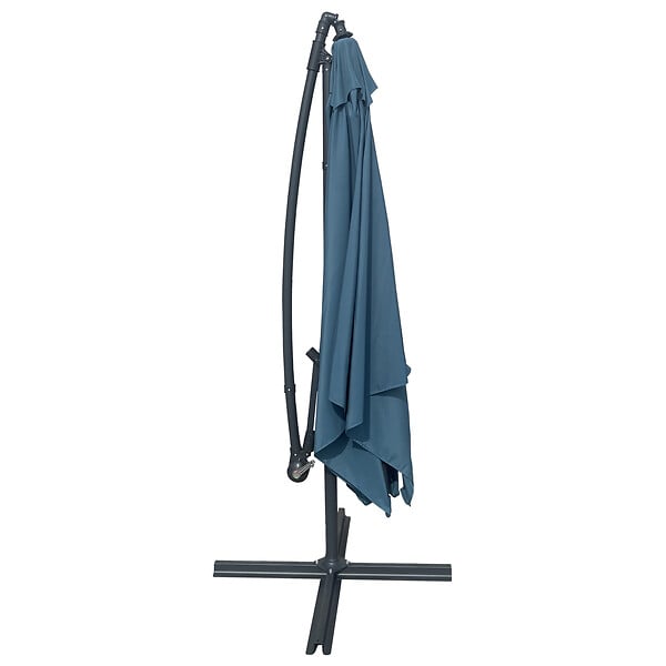 HAPPY GARDEN - Parasol déporté MOLOKAI carré 2,7x2,7m bleu gris + housse - large