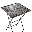BELIANI - Table de bar de jardin BORMIO 60 cm 60 cm Métal Noir - vignette