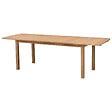 HAPPY GARDEN - Salon de jardin extensible 180/240cm PADAR en acacia massif 8 places - coussins gris - vignette