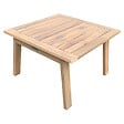 HAPPY GARDEN - Salon de jardin en acacia massif 2 places GILI - coussins gris - vignette