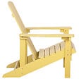 BELIANI - Chaise de jardin ADIRONDACK Jaune - vignette