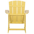 BELIANI - Chaise de jardin ADIRONDACK Jaune - vignette