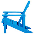 BELIANI - Chaise de jardin ADIRONDACK Bleu - vignette
