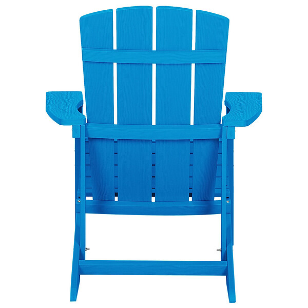 BELIANI - Chaise de jardin ADIRONDACK Bleu - large