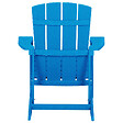 BELIANI - Chaise de jardin ADIRONDACK Bleu - vignette