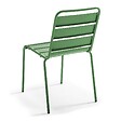 OVIALA - Chaise de jardin en métal vert cactus - Palavas - vignette