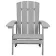 BELIANI - Chaise de jardin ADIRONDACK Gris clair - vignette