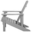 BELIANI - Chaise de jardin ADIRONDACK Gris clair - vignette