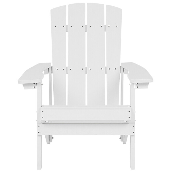 BELIANI - Chaise de jardin ADIRONDACK Blanc - large