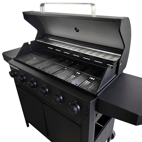 HAPPY GARDEN - Barbecue au gaz IZALCO - 6 brûleurs 15kW - large