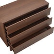 HAPPY GARDEN - Commode en bois foncé 3 tiroirs SARAH - vignette