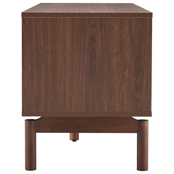 HAPPY GARDEN - Meuble TV en bois foncé 120cm SARAH - large
