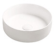 ONDEE - Vasque à poser ronde NAMI - Céramique Blanche mat - Dim : Ø34,6 x 11,4 cm - vignette
