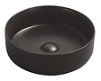 ONDEE - Vasque à poser ronde NAMI - Céramique Noir mat - Dim : Ø34,6 x 11,4 cm - vignette