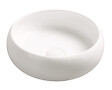 ONDEE - Vasque ronde à poser SORA - Céramique Blanche mat - Dim : Ø36 x h.12 cm - vignette