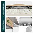 VOUNOT - Tonnelle de jardin exterieure pliable avec moustiquaire Pop up 3.6x3.6m beige - vignette