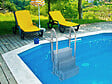 HABITAT ET JARDIN - Escalier simple de piscine "Nathan" - 3 marches - en plastique - vignette