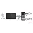 THOMSON - Visiophone filaire connecté à reconnaissance faciale Thomson Smart Face - Thomson - 512278 - vignette