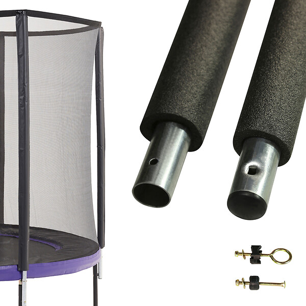 KANGUI - KANGUI Poteau de filet trampoline Ø32 mm Punchi - Hauteur filet 180 cm - large