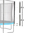 KANGUI - KANGUI Poteau de filet trampoline Ø32 mm Punchi - Hauteur filet 180 cm - vignette