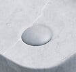 ONDEE - Bonde céramique clic-clac pour vasque - Finition Béton - vignette