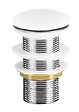 ONDEE - Bonde céramique clic-clac pour vasque - Finition Blanc Brillant - vignette